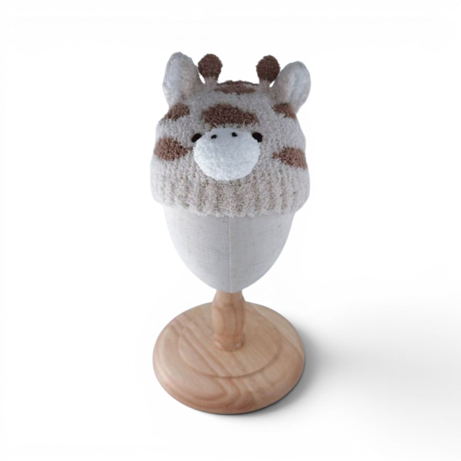 Baby Knitted Beanie-giraffe