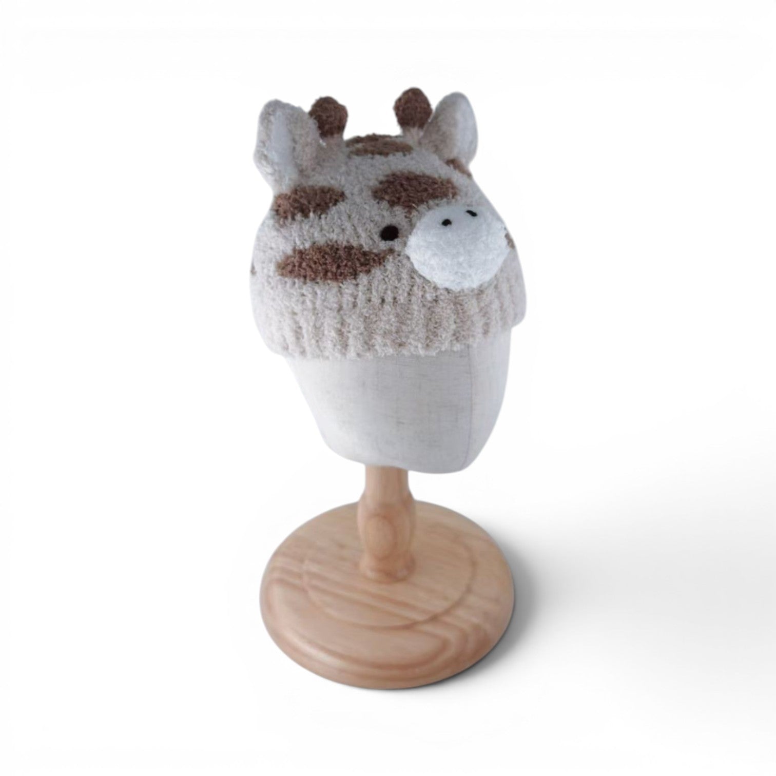 Baby Knitted Beanie-giraffe