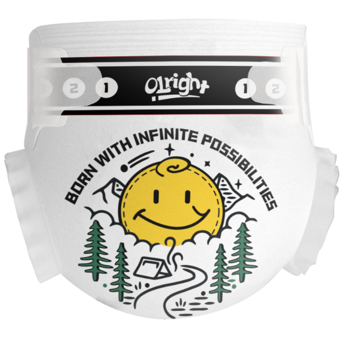 Plush 'N' Dry Unisex Nappies - Size 3