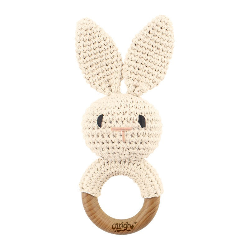 Handmade Crochet Baby Rattle