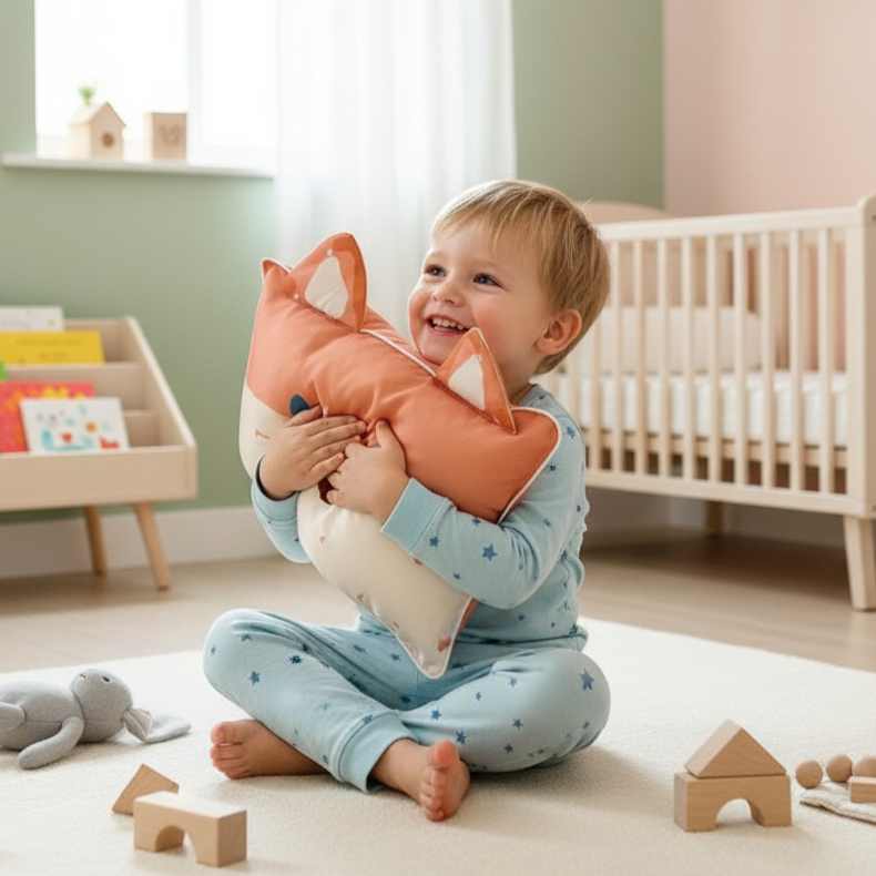 OLright kids Pillowcase Eucalyptus TENCEL™ Lyocell - Foxy