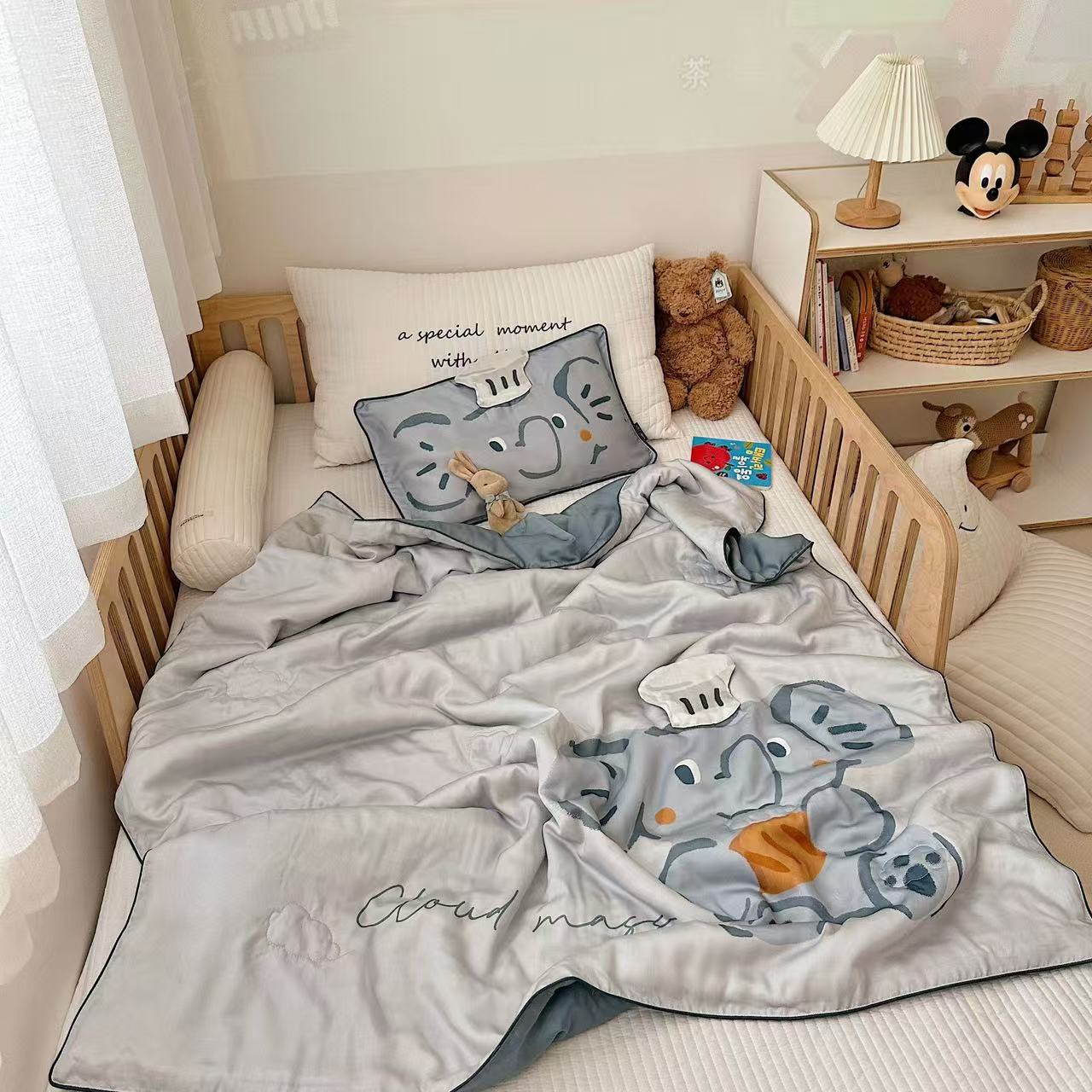 OLright™ Kids Blanket Eucalyptus TENCEL™ Lyocell - Elephant