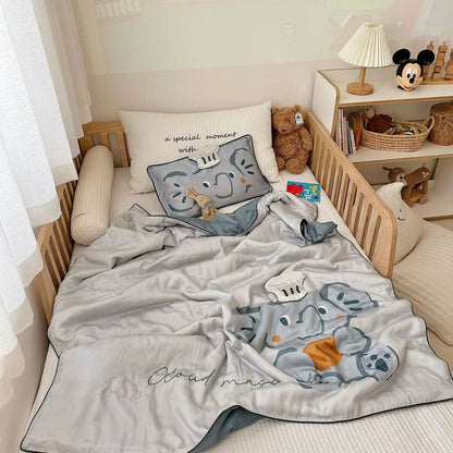 OLright™ Kids Blanket Eucalyptus TENCEL™ Lyocell - Elephant
