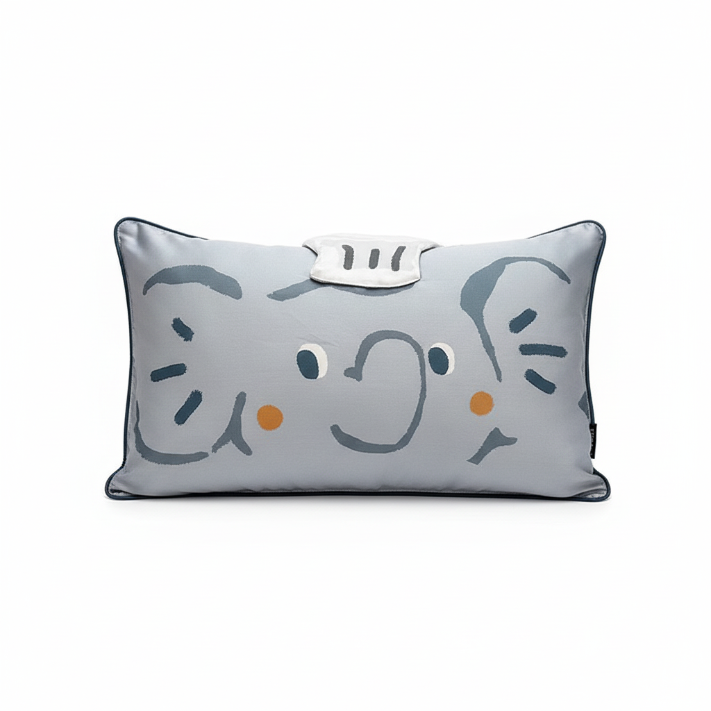 OLright kids Pillowcase Eucalyptus TENCEL™ Lyocell - Elephant