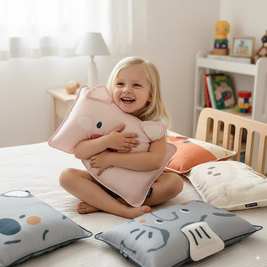OLright kids Pillowcase Eucalyptus TENCEL™ Lyocell - Piggy