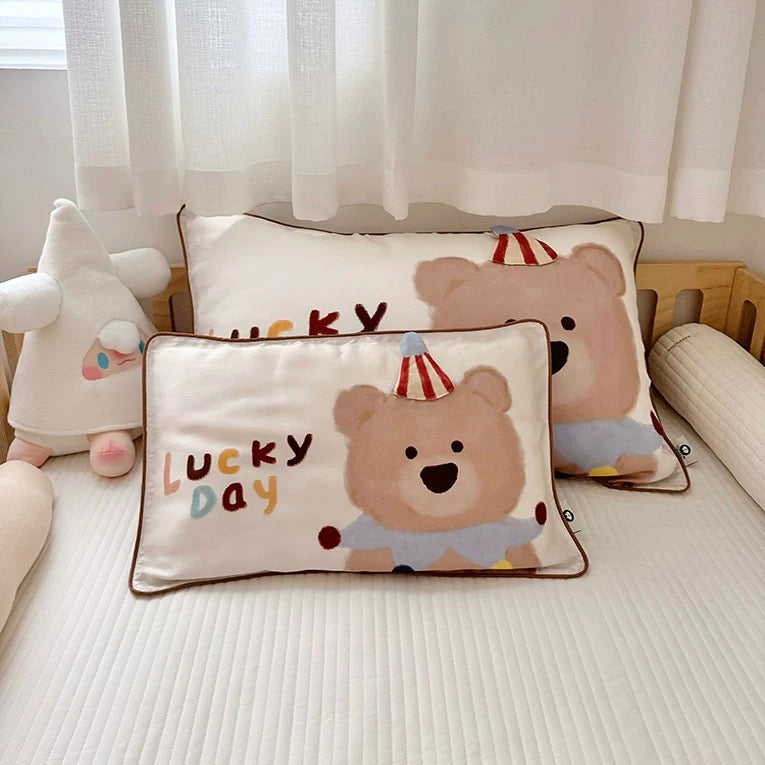 OLright kids Pillowcase Eucalyptus TENCEL™ Lyocell - Teddy