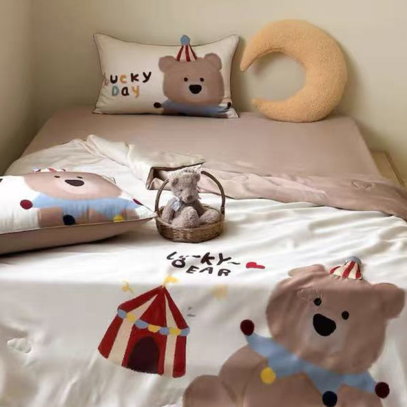 OLright™ Kids Blanket Eucalyptus TENCEL™ Lyocell - Teddy bear