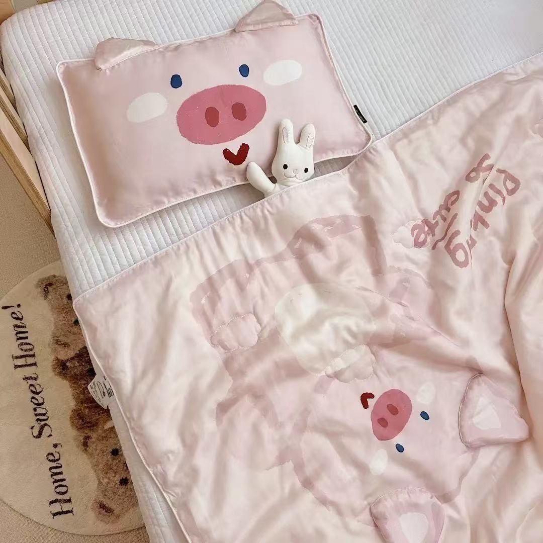 OLright™ Kids Blanket Eucalyptus TENCEL™ Lyocell - Piggy