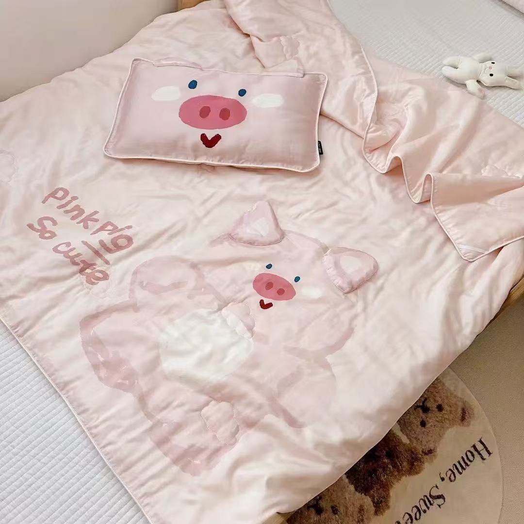 OLright™ Kids Blanket Eucalyptus TENCEL™ Lyocell - Piggy