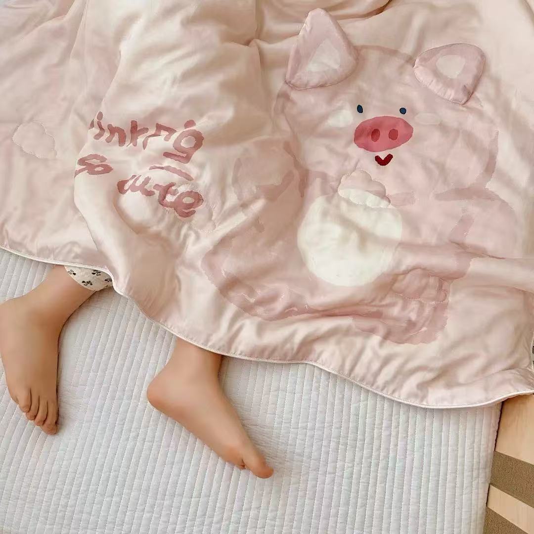 OLright™ Kids Blanket Eucalyptus TENCEL™ Lyocell - Piggy