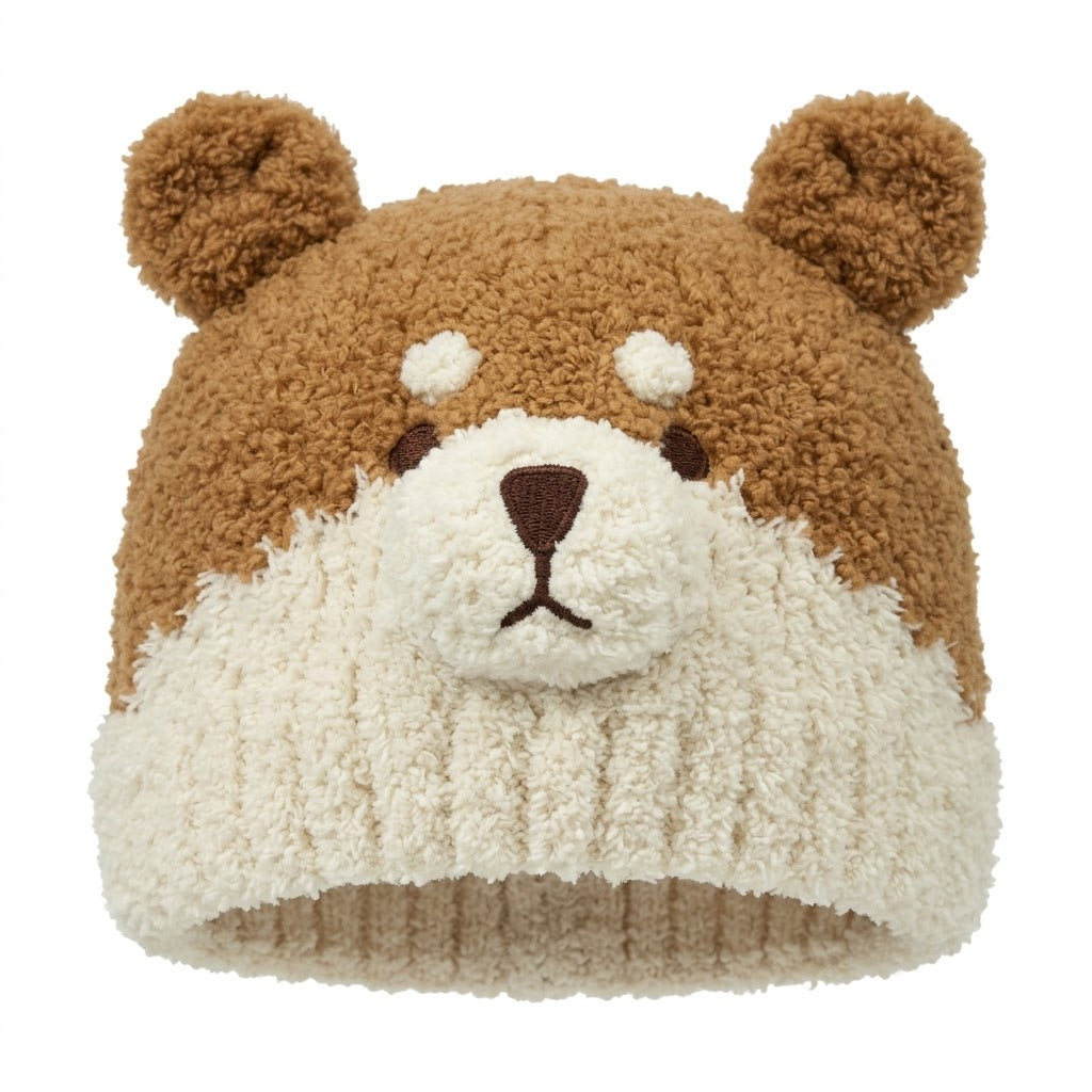 Baby Knitted Beanie-shiba