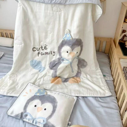 OLright™ Kids Blanket Eucalyptus TENCEL™ Lyocell - Penguin