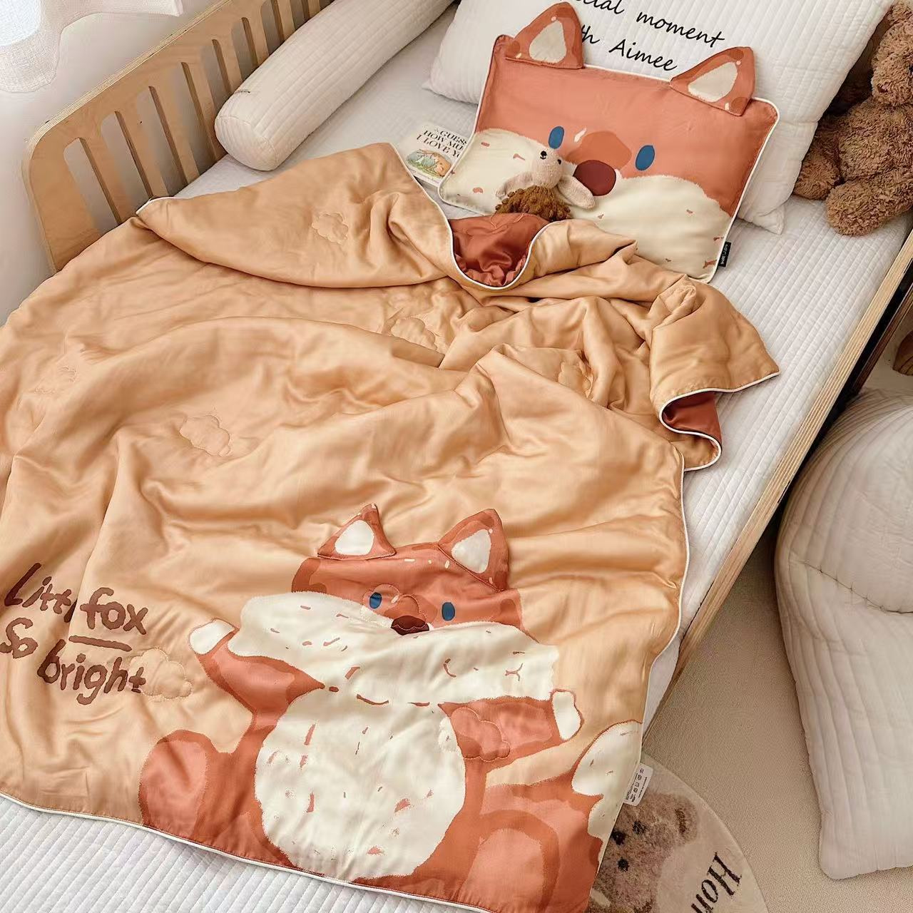 OLright™ Kids Blanket Eucalyptus TENCEL™ Lyocell - Foxy