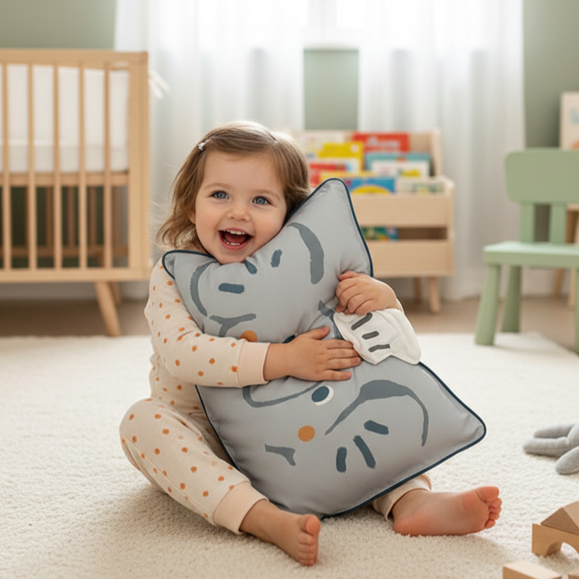 OLright kids Pillowcase Eucalyptus TENCEL™ Lyocell - Elephant
