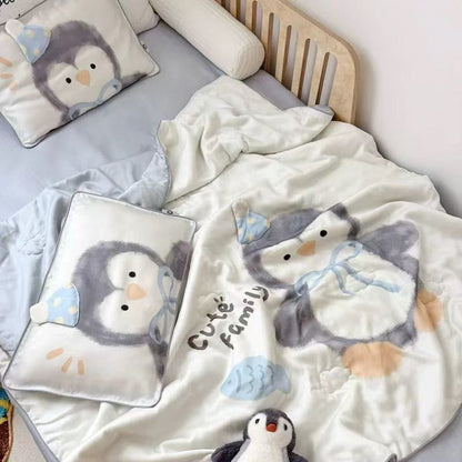 OLright™ Kids Blanket Eucalyptus TENCEL™ Lyocell - Penguin