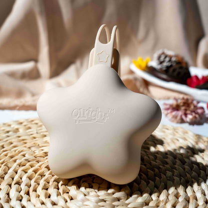 Silicone Pacifier & Holder Set