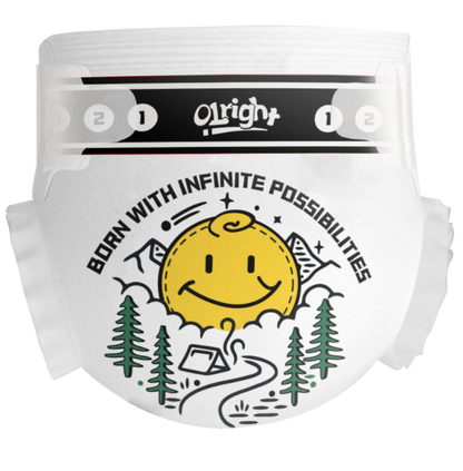 Plush 'N' Dry Unisex Nappies - Size 3