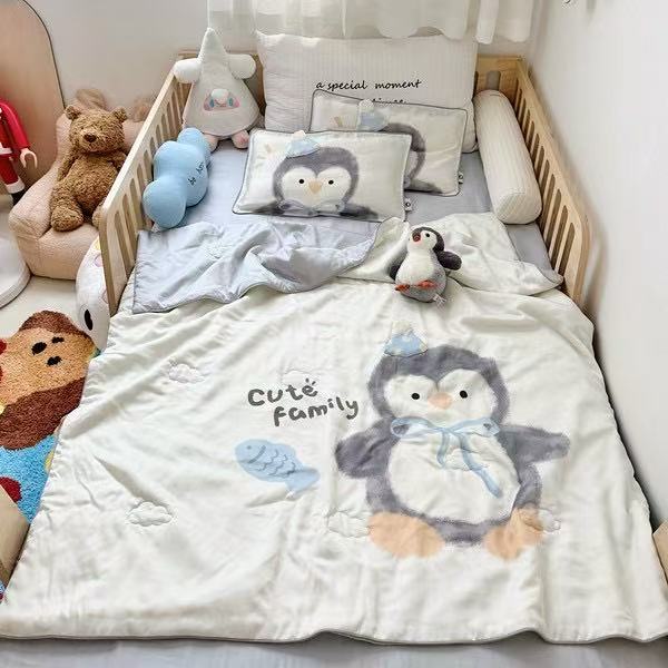 OLright™ Kids Blanket Eucalyptus TENCEL™ Lyocell - Penguin