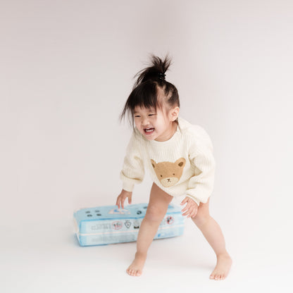 Plush 'N' Dry Unisex Nappies - Size 5