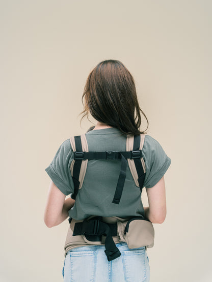 Olright™ INFINITY Ergonomic Baby Carrier with Back Support - Beige
