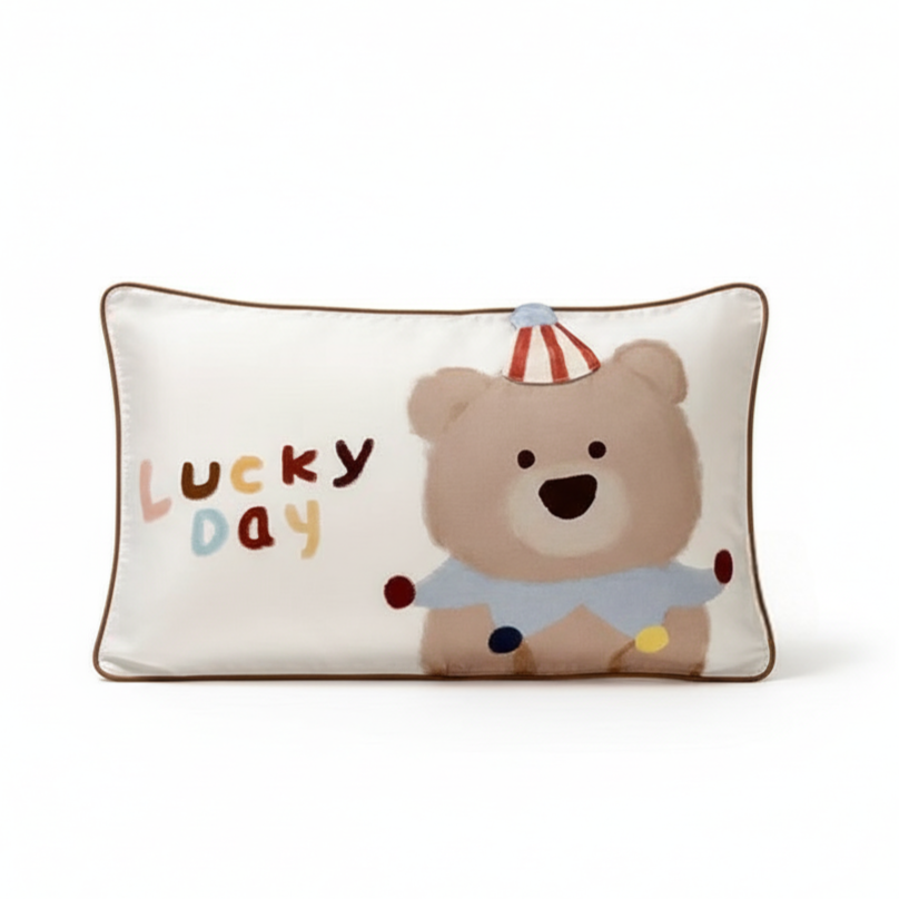 OLright kids Pillowcase Eucalyptus TENCEL™ Lyocell - Teddy