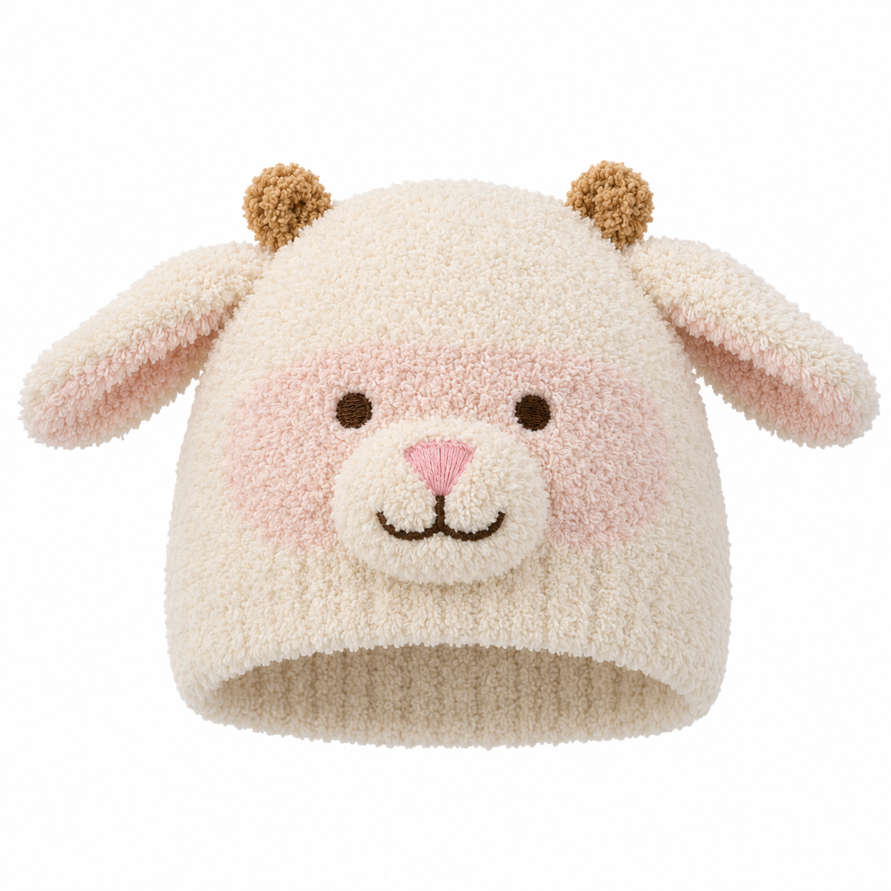 Baby Knitted Beanie-Sheep