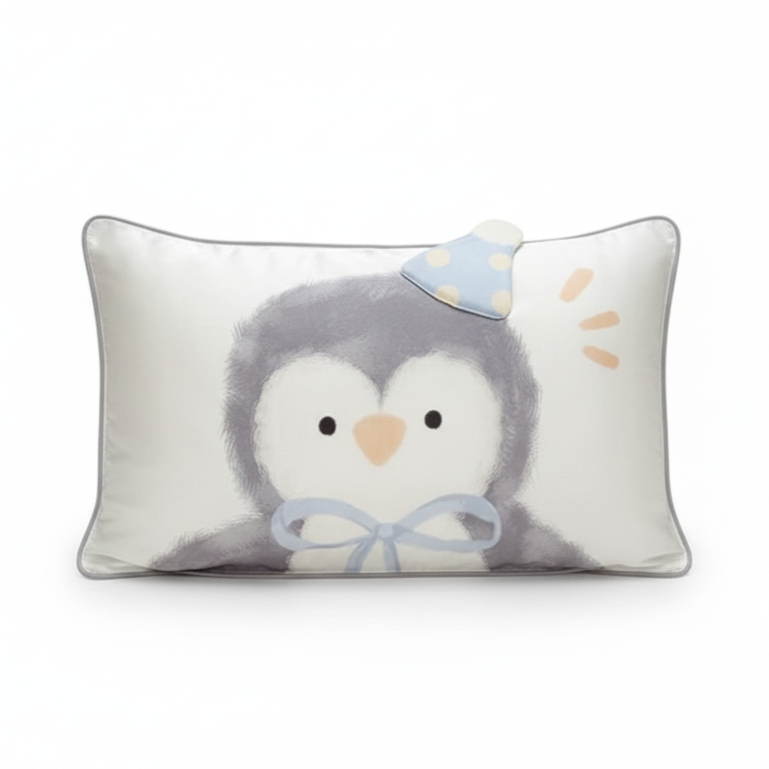 OLright kids Pillowcase Eucalyptus TENCEL™ Lyocell - Penguin
