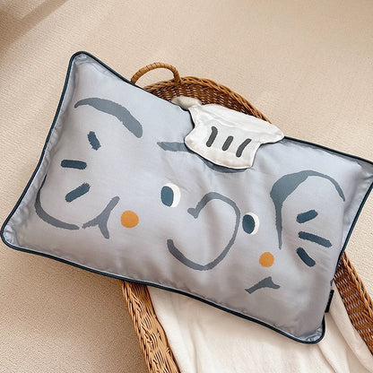 OLright kids Pillowcase Eucalyptus TENCEL™ Lyocell - Elephant